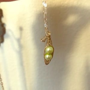 Two Peas in a Pod Necklace